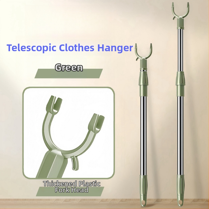 Teleszkópos ruhaszárító rúd rozsdamentes acélból, erkélyre és fürdőszobába, modern minimalista stílus