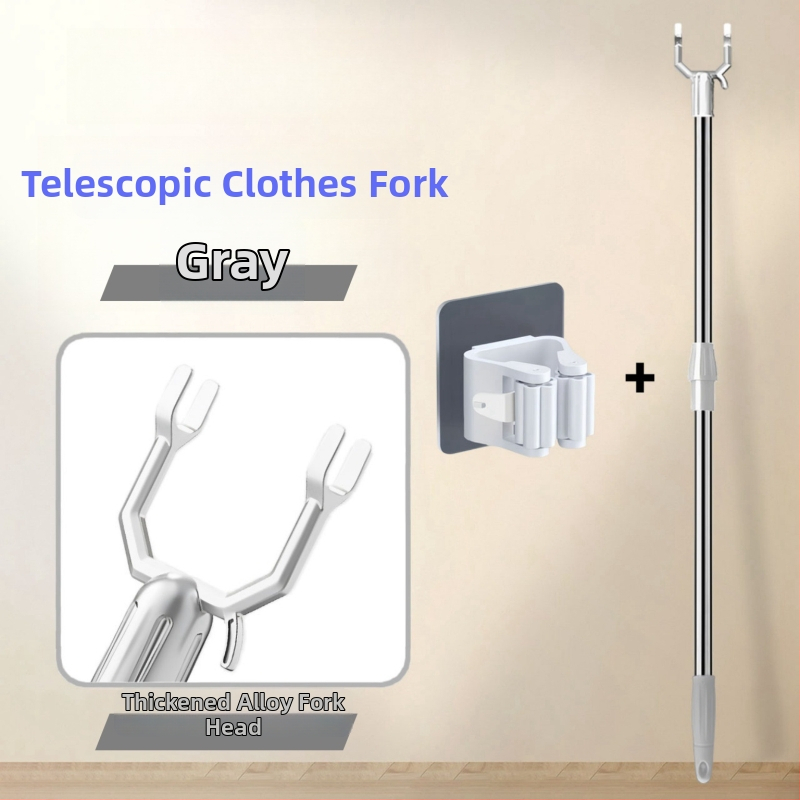 Teleszkópos ruhaszárító rúd rozsdamentes acélból, erkélyre és fürdőszobába, modern minimalista stílus