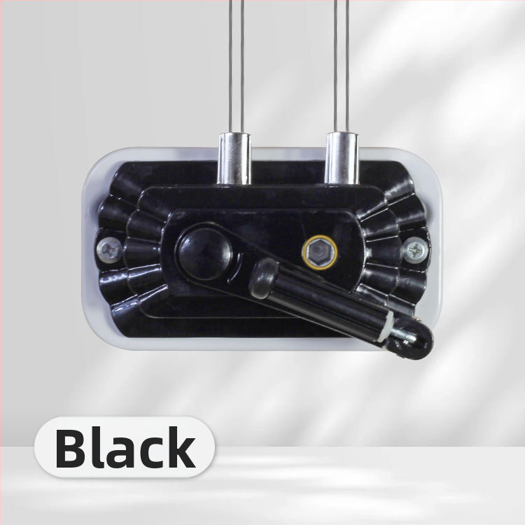 Ruhaszárító dupla rúddal, kézi hajtóorsó, alumíniumötvözet, beltéri emelő