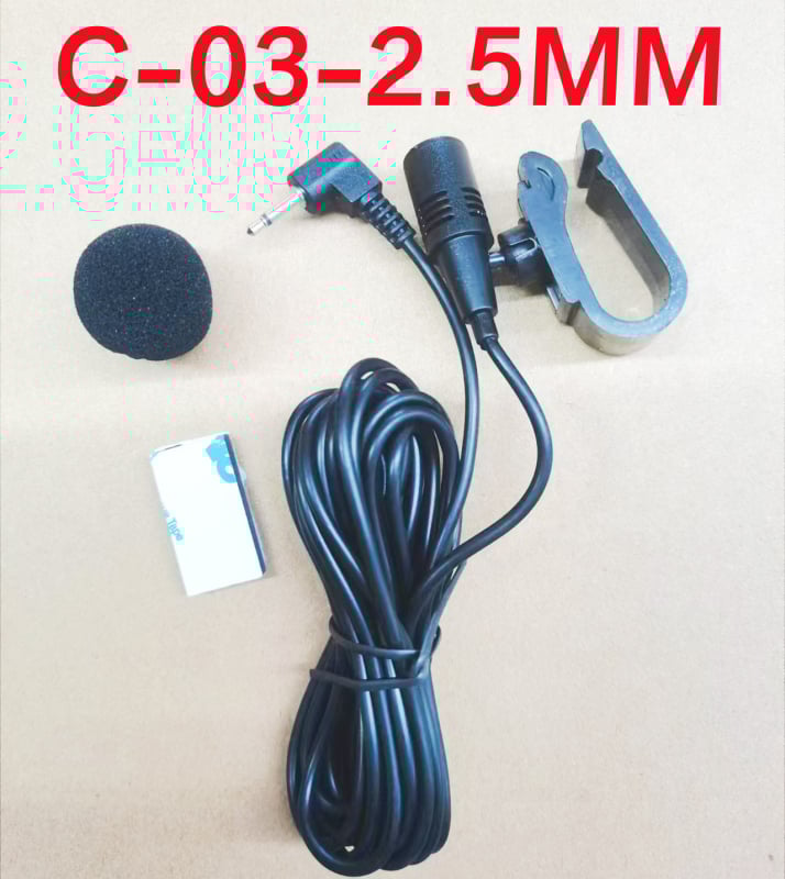 Μικρόφωνο αυτοκινήτου με ενσύρματη σύνδεση, Bluetooth 5.1, πολυκατευθυντικό, 20 Hz-20 kHz, 3-12 V