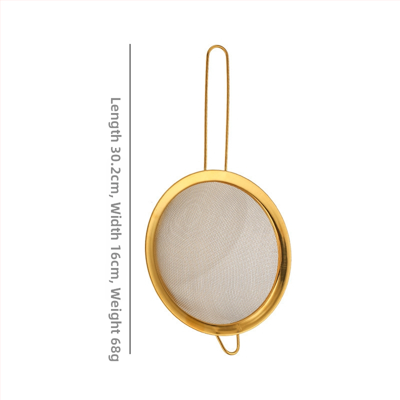 201-es rozsdamentes acélból készült konyhai szita, többfunkciós tészta, gyümölcslé és szójatej számára; hőálló kialakítás