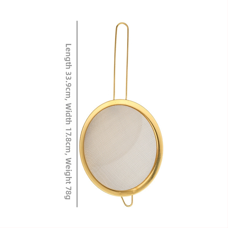 201-es rozsdamentes acélból készült konyhai szita, többfunkciós tészta, gyümölcslé és szójatej számára; hőálló kialakítás