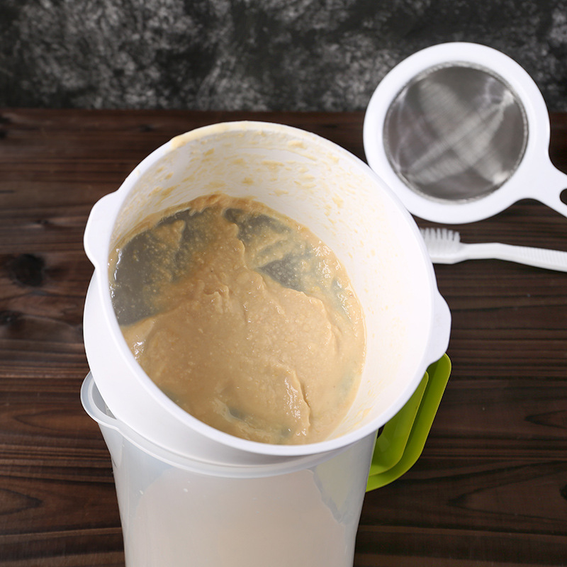 Otthoni tej-szétválasztó és szójatej készítő gép finom hálós szűrővel – modern minimalista dizájn, 2023-as bevezetés, kizárólagos export