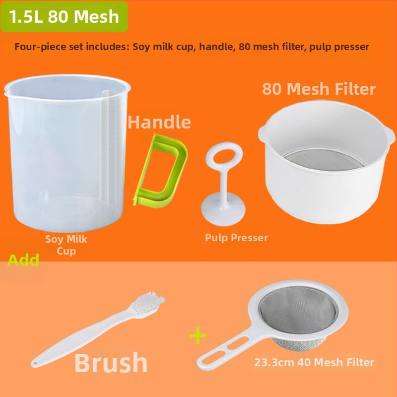 Otthoni tej-szétválasztó és szójatej készítő gép finom hálós szűrővel – modern minimalista dizájn, 2023-as bevezetés, kizárólagos export