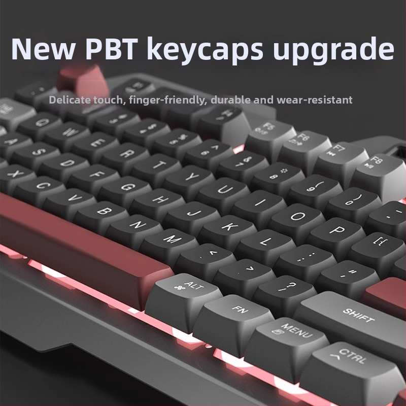 Dream Tribe 845 Ενσύρματο σετ πληκτρολογίου, ποντικιού και ακουστικών για επιτραπέζιο gaming (USB πληκτρολόγιο, USB ποντίκι, καλώδιο 1.5 m)