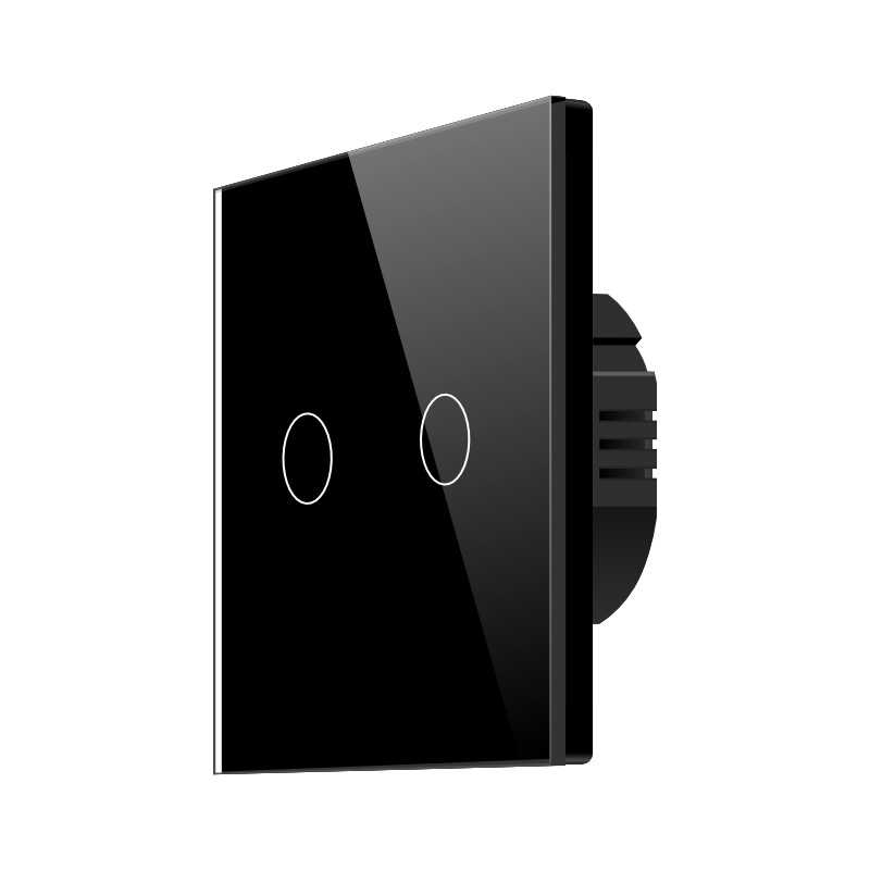 Pametni WiFi prekidač za kućnu upotrebu – jednovodično/neutralno, RF433 daljinsko upravljanje, Alexa tajmer, dodirni upravljanje (100-240V, 10A, razmak rupa 60mm, otporno na plamen ABS)