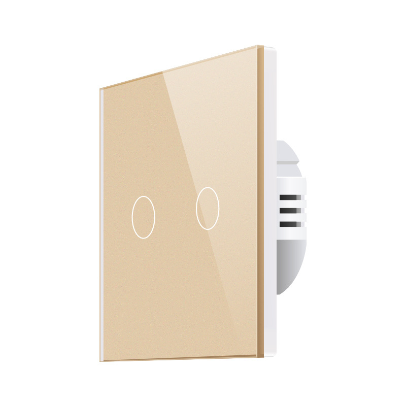 Pametni WiFi prekidač za kućnu upotrebu – jednovodično/neutralno, RF433 daljinsko upravljanje, Alexa tajmer, dodirni upravljanje (100-240V, 10A, razmak rupa 60mm, otporno na plamen ABS)