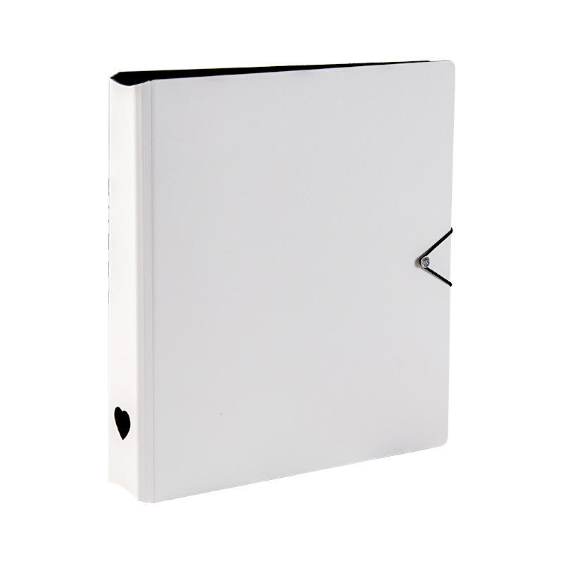 Akrilni stolni izložbeni binder za značke, proziran, prašinu otporan, veliki kapacitet, PP korica, stil slobodnih listova, 1 unutarnja stranica