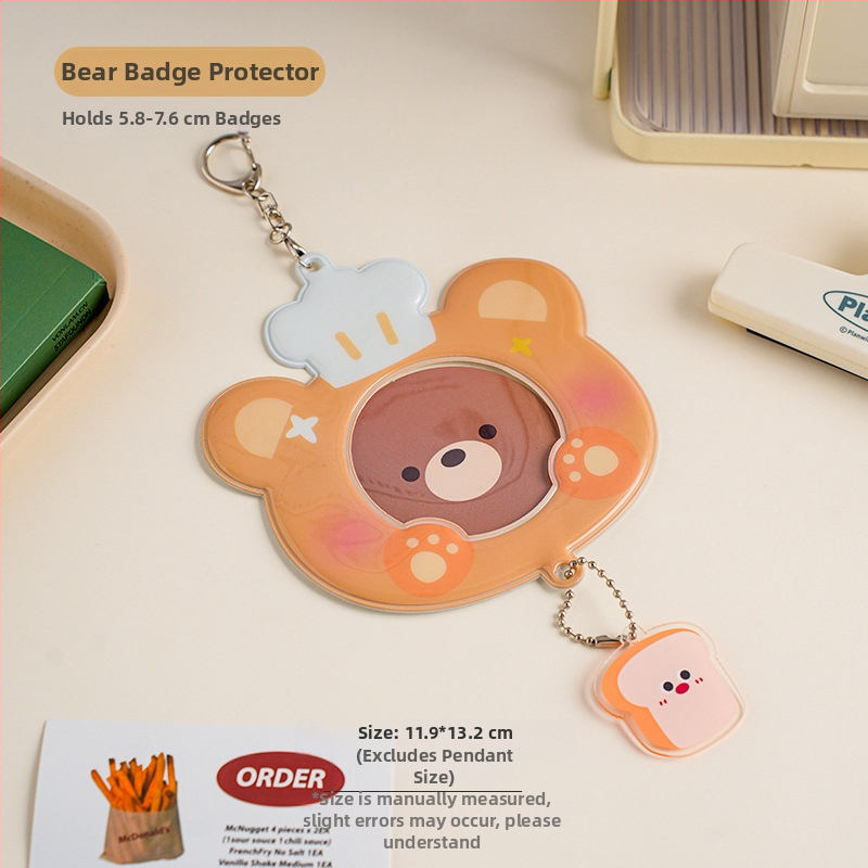 Akrilový stolný vystavovací binder na odznaky, priehľadný, prachotesný, veľký objem, PP kryt, voľný listový štýl, 1 vnútorná strana