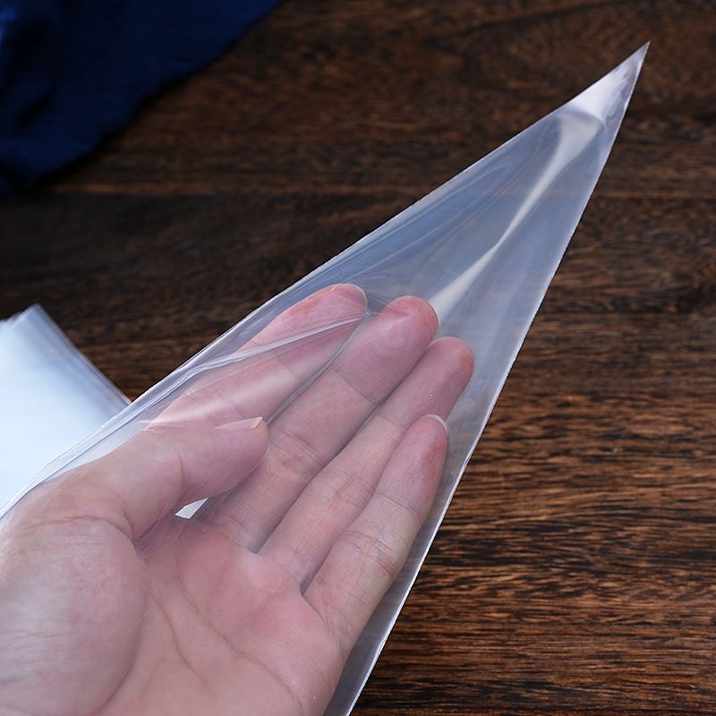 Vrećica za ukrašavanje - debela prozirna jednokratna vrećica za tijesto, trokutasti oblik, PE materijal, paket 50 kom.