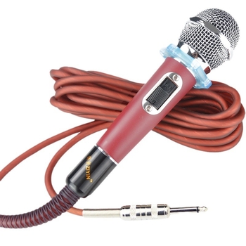 Sound 602 kabelski mikrofon za KTV i kućnu upotrebu, dinamički mikrofon s pokretnom kalemom, odziv frekvencija 40 Hz–20 kHz, SNR ≥95 dB