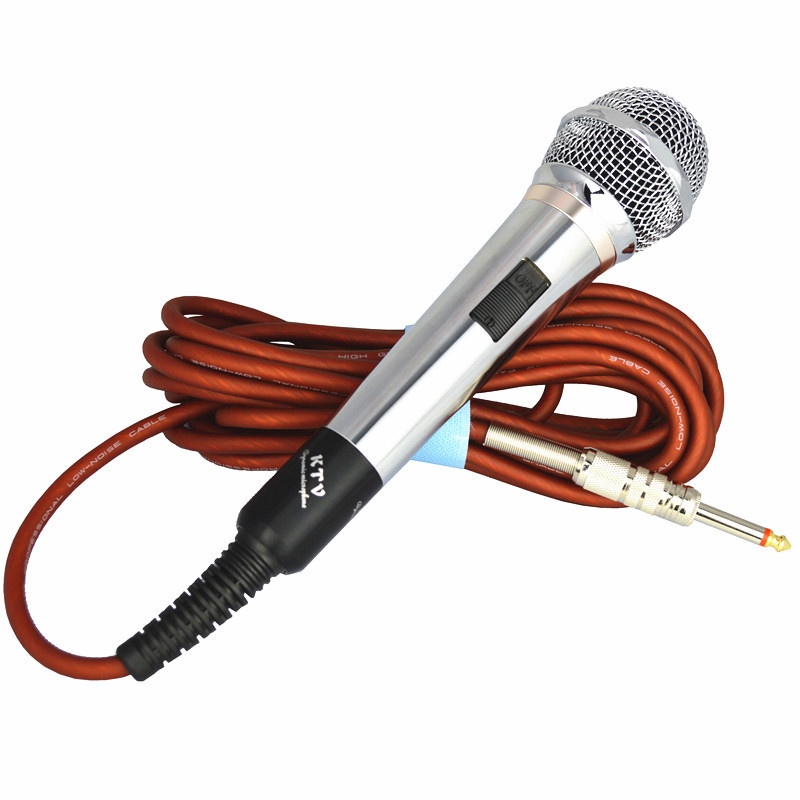 Sound 602 kabelski mikrofon za KTV i kućnu upotrebu, dinamički mikrofon s pokretnom kalemom, odziv frekvencija 40 Hz–20 kHz, SNR ≥95 dB