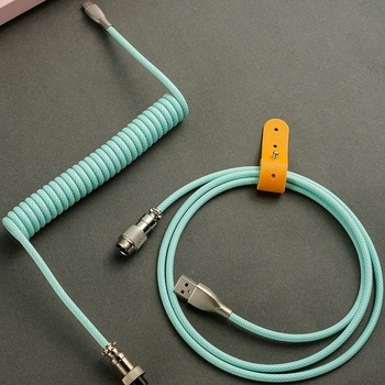 Bitmeite HX3011 zrakoplovni utikač USB podatkovni kabel za proširenje mehaničke tipkovnice, Type-C linija, duljina 1,5 m, kabel od legure
