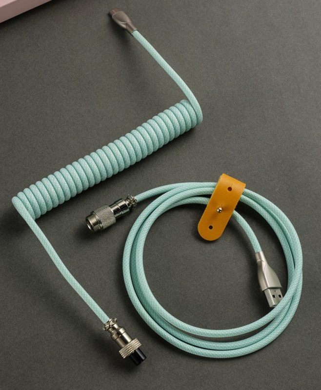 Bitmeite HX3011 zrakoplovni utikač USB podatkovni kabel za proširenje mehaničke tipkovnice, Type-C linija, duljina 1,5 m, kabel od legure