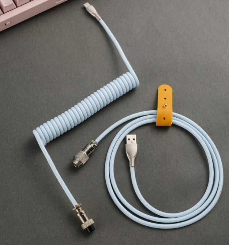 Bitmeite HX3011 zrakoplovni utikač USB podatkovni kabel za proširenje mehaničke tipkovnice, Type-C linija, duljina 1,5 m, kabel od legure