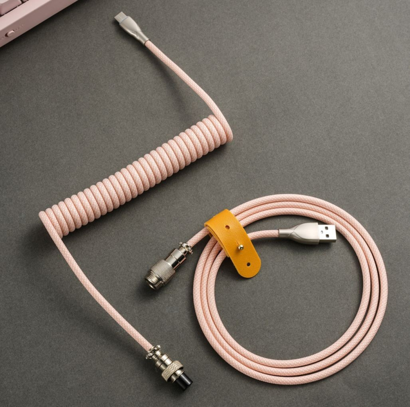 Bitmeite HX3011 zrakoplovni utikač USB podatkovni kabel za proširenje mehaničke tipkovnice, Type-C linija, duljina 1,5 m, kabel od legure