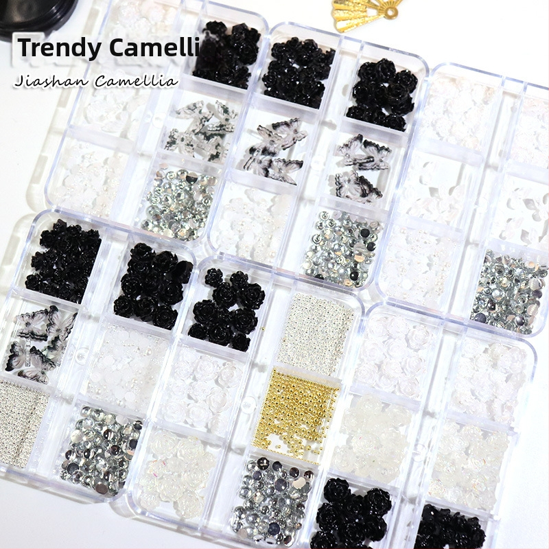 Dekorácie na nechty – model Ballet Shoe Ribbon; pôvod Zhejiang; licencovaná súkromná značka; domáca značka.