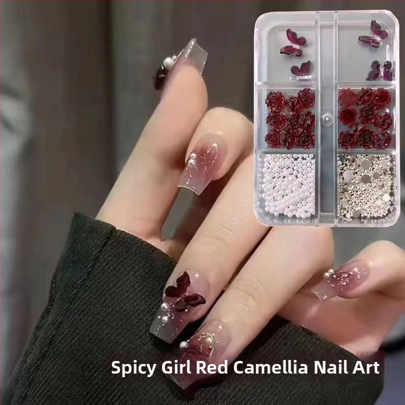 Dekorácie na nechty – model Ballet Shoe Ribbon; pôvod Zhejiang; licencovaná súkromná značka; domáca značka.