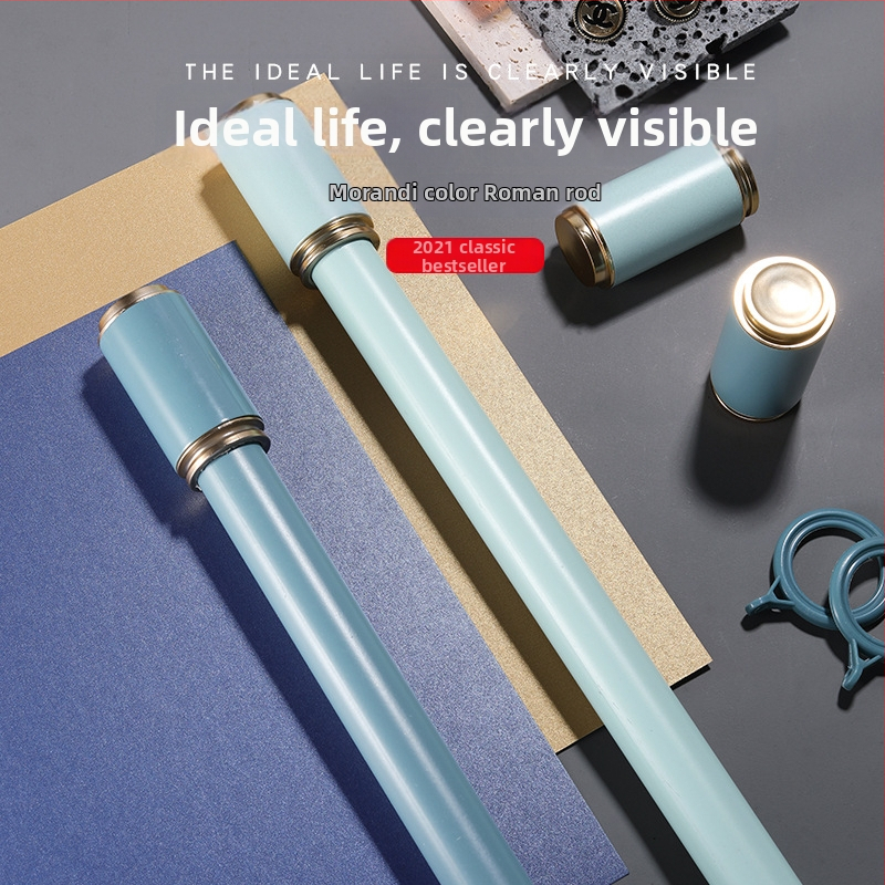 Wantai konzola na závesovú tyč z hliníkovej zliatiny – bočné uchytenie, perforovaná, prispôsobiteľná, moderný minimalistický štýl