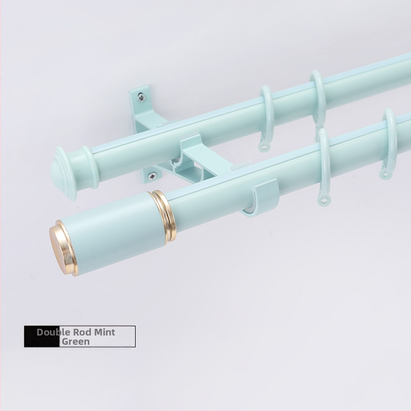 Wantai konzola na závesovú tyč z hliníkovej zliatiny – bočné uchytenie, perforovaná, prispôsobiteľná, moderný minimalistický štýl