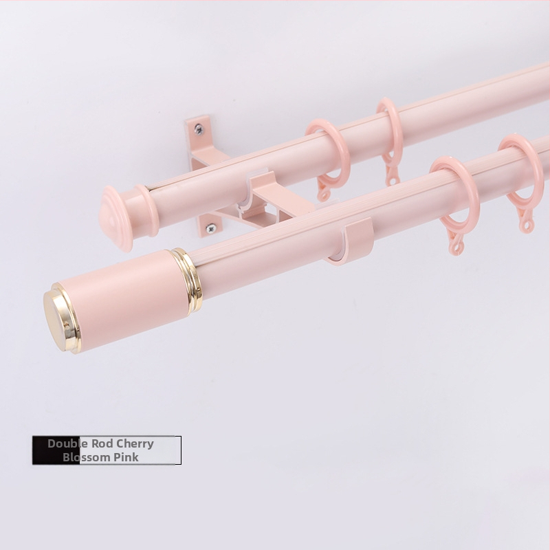 Wantai konzola na závesovú tyč z hliníkovej zliatiny – bočné uchytenie, perforovaná, prispôsobiteľná, moderný minimalistický štýl