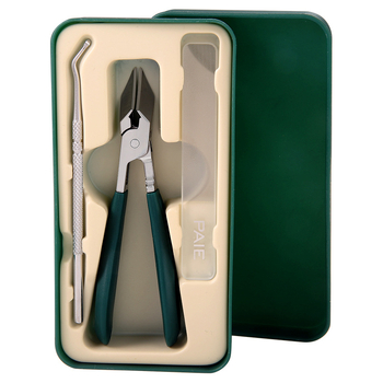 Κοπτης νυχιών με κεκλιμένο στόμιο για αυλάκι νυχιών, υπεραιχμηρός, μεγάλο άνοιγμα, πλαστικό + ανοξείδωτος χάλυβας