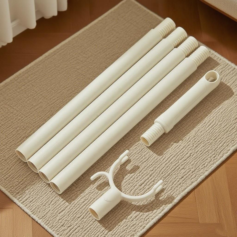 Plastična šipka za sušenje rublja za balkon, odvojiva i modularna, moderan minimalistički stil