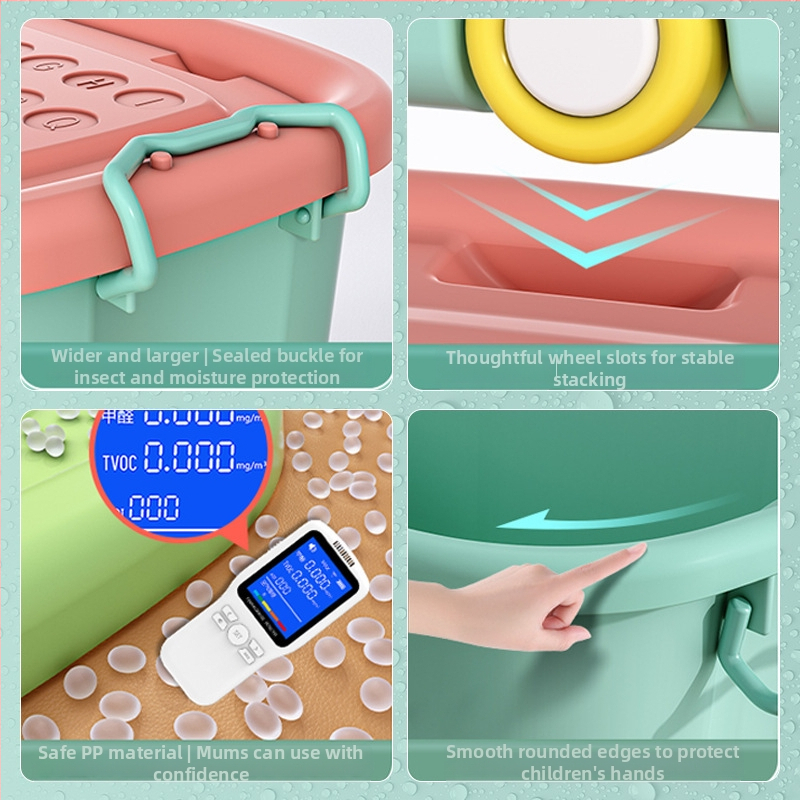 Κουτί αποθήκευσης παιδικών παιχνιδιών – μοντέρνος μινιμαλιστικός σχεδιασμός, χωρητικότητα έως 5 L, μη πτυσσόμενο, χωρίς ρόδες, κατάλληλο για αποθήκευση παιχνιδιών, σνακ, ρούχων, μπλοκ και βιβλίων