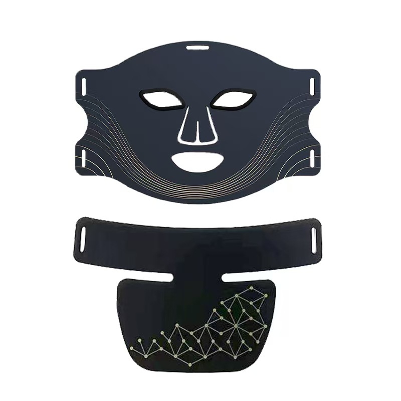 Photon LED uređaj za lice i vrat — silikonska maska, baterija 1200–2000 mAh, IPX4 vodootpornost, fototerapija obojenim svjetlom