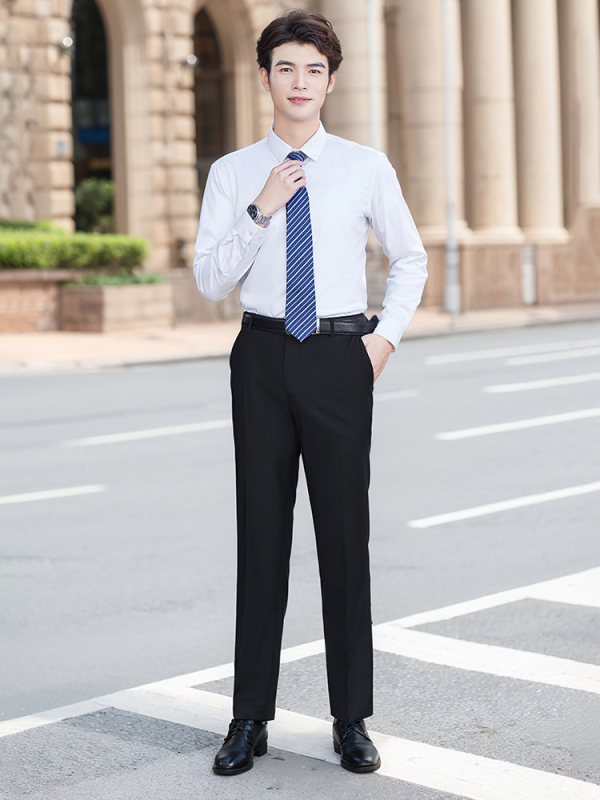 Unisex επιχειρηματικό επίσημο κοστούμι με δύο κουμπιά σε σειρά, τετρακατεύθυνση ελαστικό ύφασμα, πέτο με ακονισμένο άκρο, στενή γραμμή, ύφασμα μίμησης μαλλιού με 30% βισκόζη