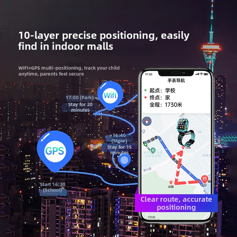 Παιδικό 5G ρολόι-τηλέφωνο με πλήρες δίκτυο, διπλή 2MP κάμερα, GPS, 128GB αποθήκευση, HD βιντεοκλήσεις