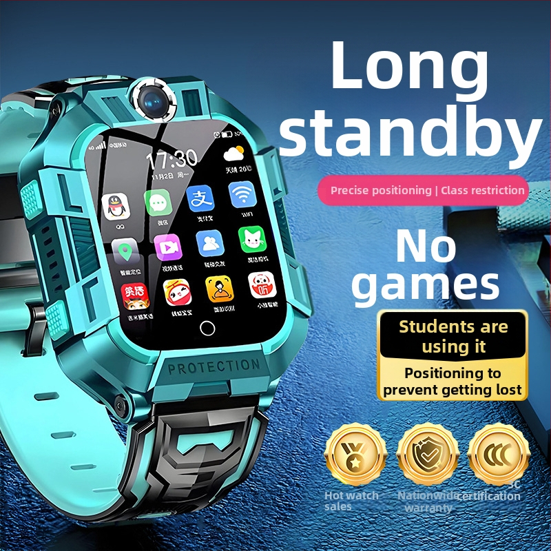 Παιδικό 5G ρολόι-τηλέφωνο με πλήρες δίκτυο, διπλή 2MP κάμερα, GPS, 128GB αποθήκευση, HD βιντεοκλήσεις