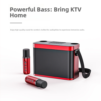 SU-YOSD Prijenosni Bluetooth karaoke zvučnik s ugrađenim mikrofonom, 15W, Bluetooth 5.0, 100Hz-20kHz, SNR ≥85 dB