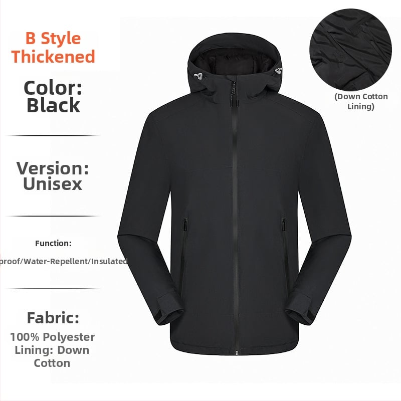 Palton cu glugă, guler înalt, fermoar frontal, croială lejeră, pentru toate anotimpurile, țesătură din amestec de poliester