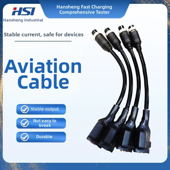 Kábel C–C s ôsmymi vláknami, testovací kábel USB-A– USB-C, kompatibilný s Hansheng GTI60XX rýchlonabíjacím testerom