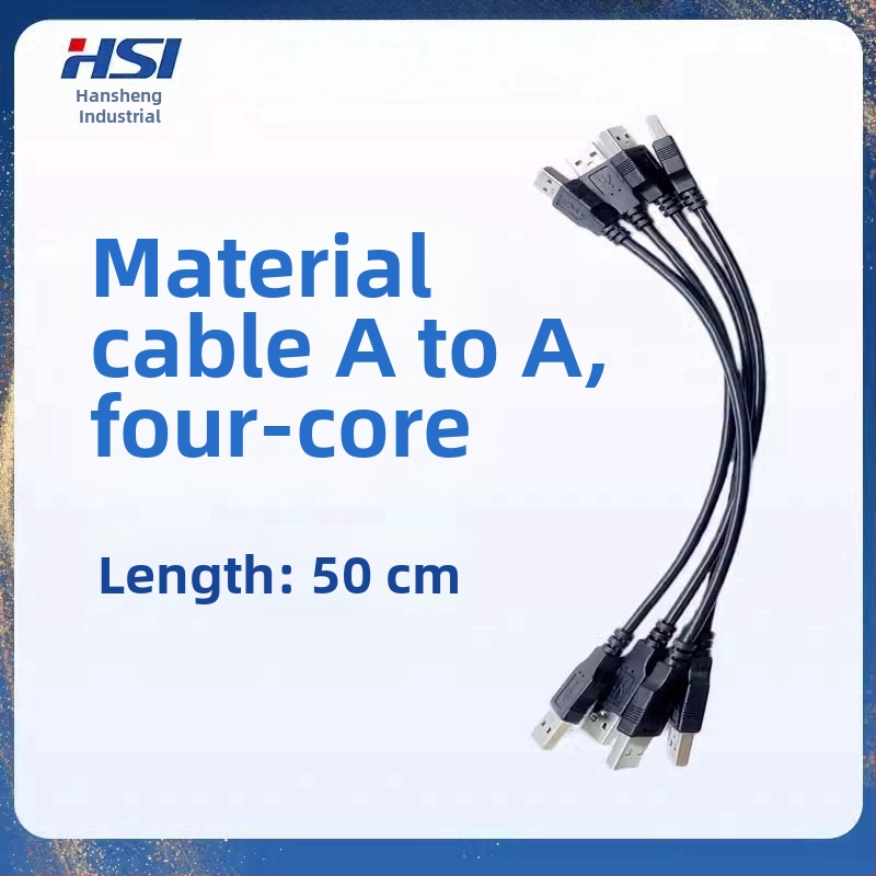 Kábel C–C s ôsmymi vláknami, testovací kábel USB-A– USB-C, kompatibilný s Hansheng GTI60XX rýchlonabíjacím testerom