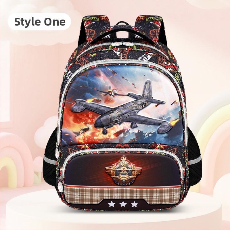 Unisex školska torba od Oxford platna, otporna konstrukcija i naramenice s zraka jastučićem, za razrede 3–4