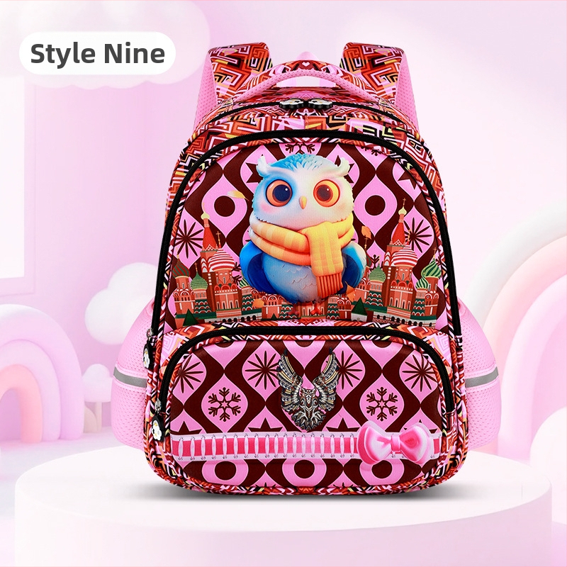 Unisex školska torba od Oxford platna, otporna konstrukcija i naramenice s zraka jastučićem, za razrede 3–4