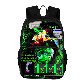 Ruksak za djecu Cartoon Roblox Forsaken, za učenike 1.–2. razreda, poliester, smanjenje opterećenja i zaštita kralježnice, dvostruki sloj