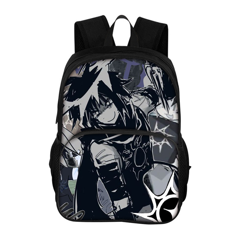 Ruksak za djecu Cartoon Roblox Forsaken, za učenike 1.–2. razreda, poliester, smanjenje opterećenja i zaštita kralježnice, dvostruki sloj