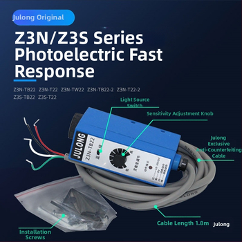 Z3N-TB22 / T22-2 / TW22 / Z3S-T22 Julong foton-elektrický senzor farebnej značky pre baliaci stroj na tašky, korekcia vyrovnania