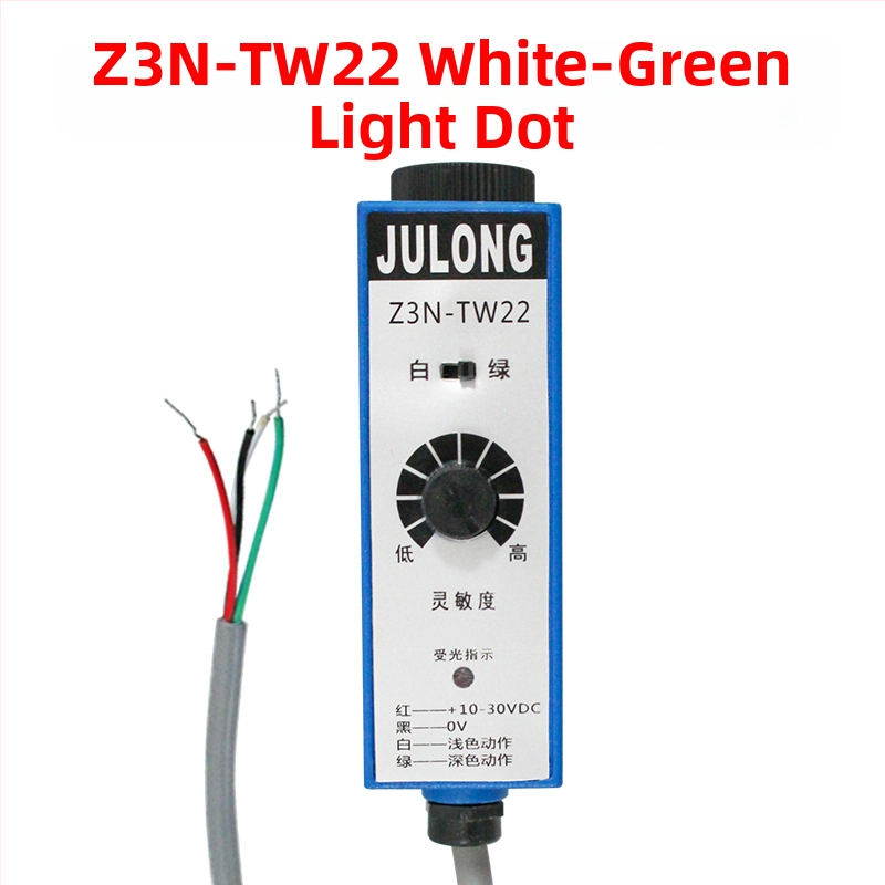 Z3N-TB22 / T22-2 / TW22 / Z3S-T22 Julong foton-elektrický senzor farebnej značky pre baliaci stroj na tašky, korekcia vyrovnania