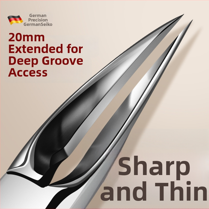 Σετ εργαλείων περιποίησης νυχιών για βλαστά νύχια με αυλάκι — ανοξείδωτος χάλυβας, φορητό εργαλείο περιποίησης ποδιών, γωνιακός σχεδιασμός