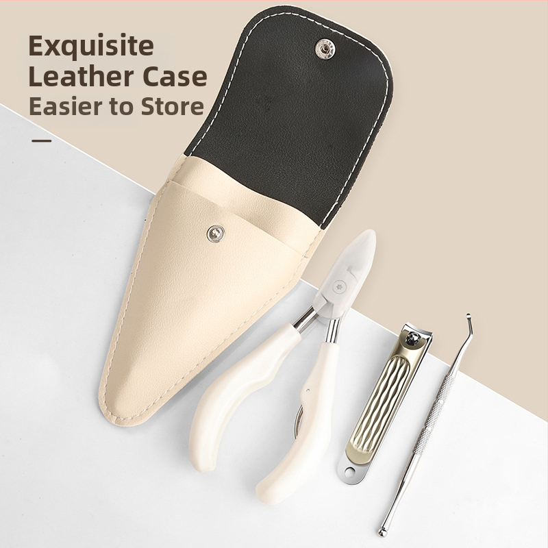 Σετ εργαλείων περιποίησης νυχιών για βλαστά νύχια με αυλάκι — ανοξείδωτος χάλυβας, φορητό εργαλείο περιποίησης ποδιών, γωνιακός σχεδιασμός