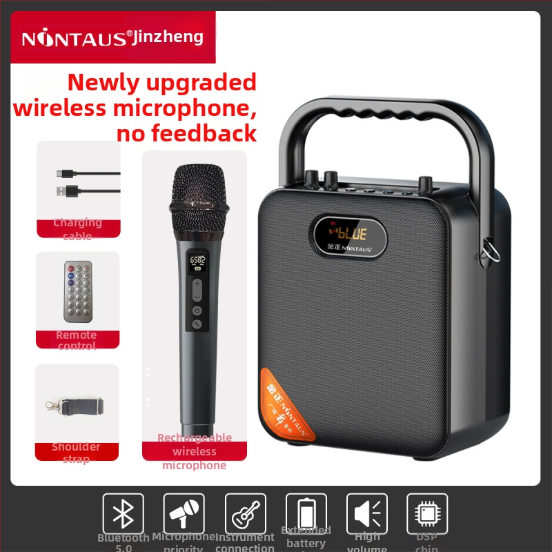 S18 Prenosný reproduktor, konštrukcia z kovu a plastu, model S18