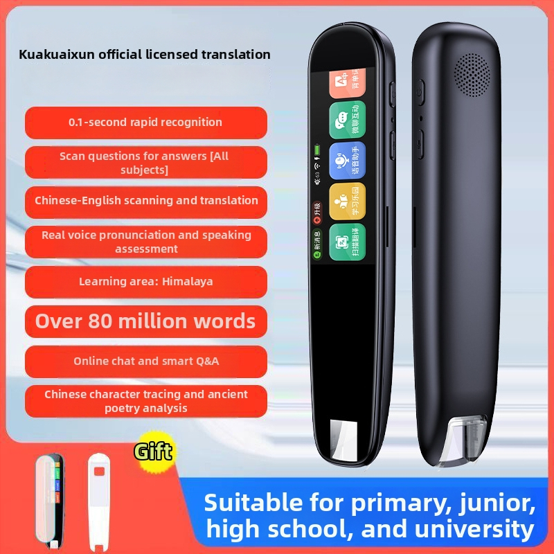 Pero za čitanje točkasto – skeniranje i prijevod – modeli S3/S4/S7, 5V, punjiva litijska baterija