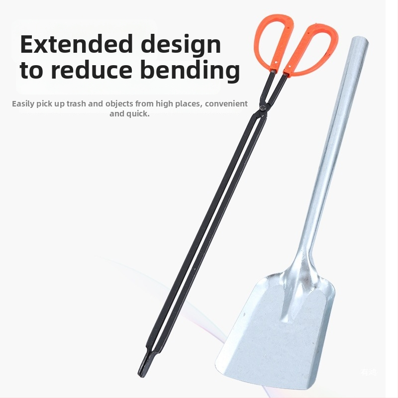 Xiangsu Sada nástrojov pre piecku na uhlie — hák na oheň, kliešte na oheň, lopatka na uhlie, spony na uhlie na gril; štvorcový tvar, univerzálny štýl