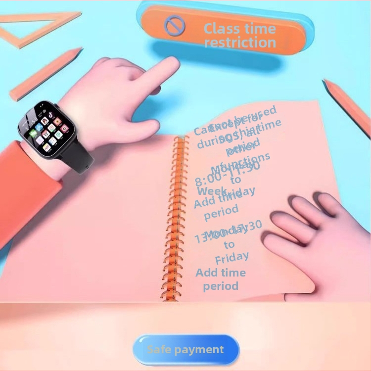 Dječji pametni sat s 5G povezanošću, video poziv, lokacija, 2MP kamera, baterija 1280mAh