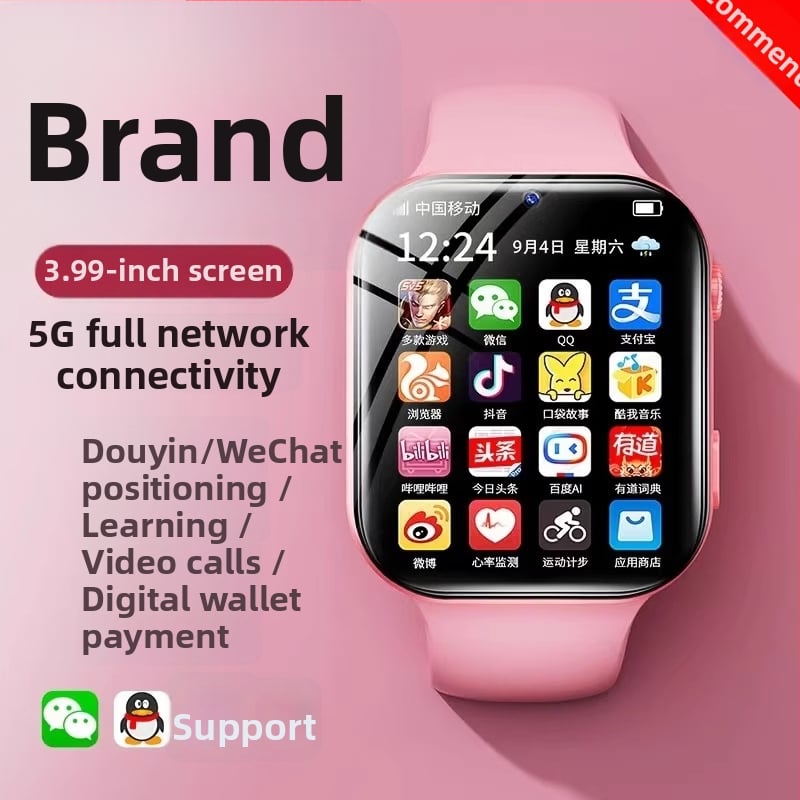 Dječji pametni sat s 5G povezanošću, video poziv, lokacija, 2MP kamera, baterija 1280mAh