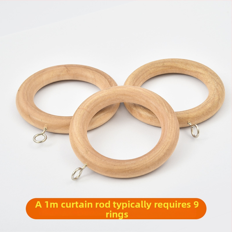 Držiak na závesovú tyč, masívny buk, japonský rímsky štýl, značka Teren, bez možnosti prispôsobenia